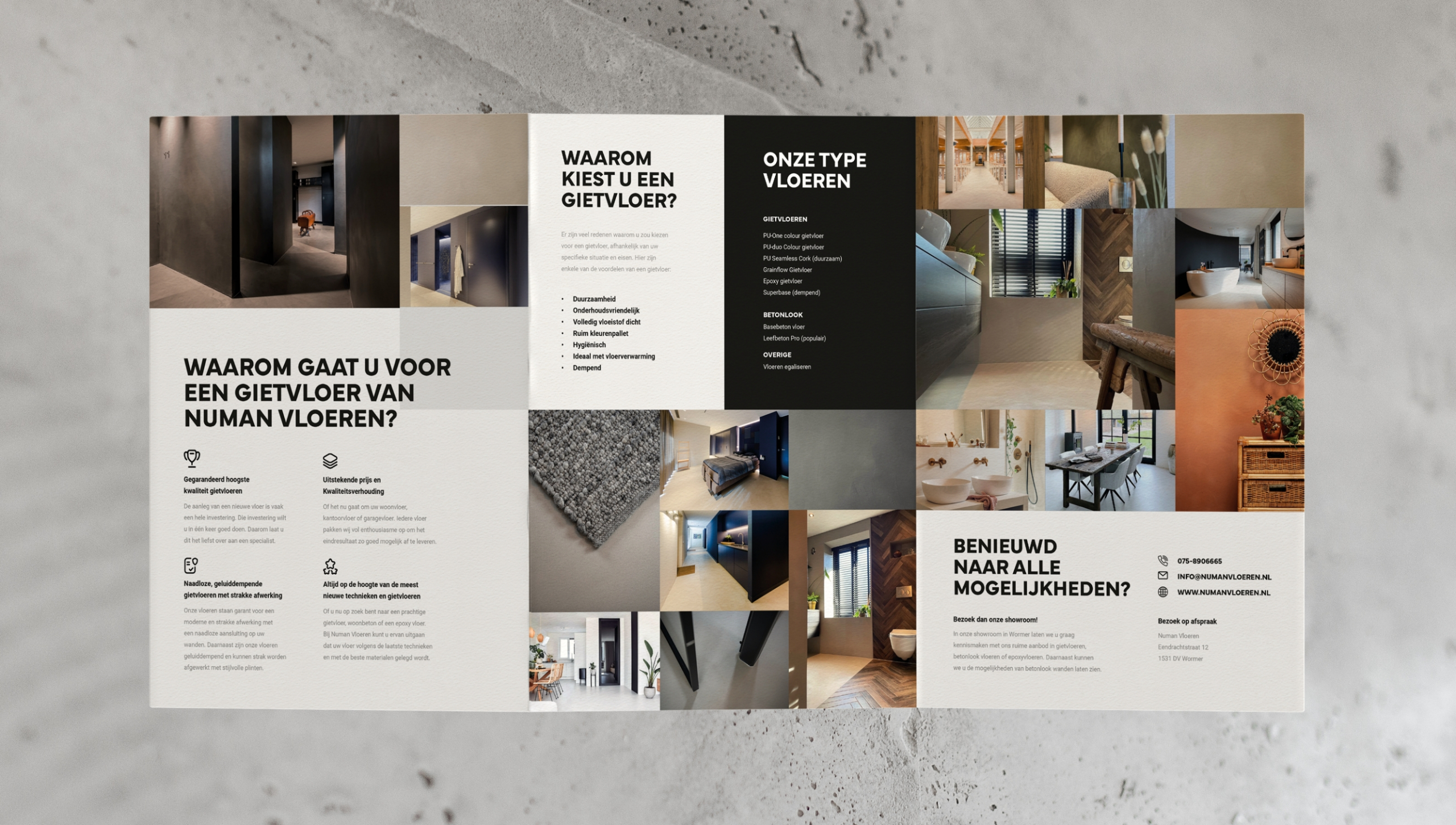 ontwerp brochure en drukwerk voor bouwbedrijf